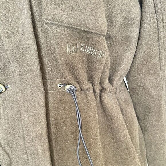 Han Kjobenhavn Women’s Coat Desk Jacket Sz Small Wool Blend Green Quiet Luxury - Picture 6 of 15